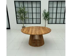 Havemøbelland Luna Teak Havebord - Ø 150 cm