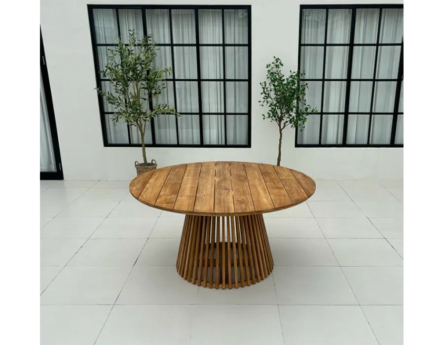 Havemøbelland Luna Teak Havebord - Ø 150 cm