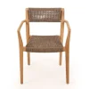Havemøbelland Luna Tonka Teak havemøbelsæt m/6 stole - Ø180 cm
