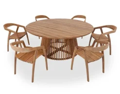 Havemøbelland Luna 180 Verona Teak Havemøbelsæt