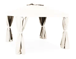 Havemøbelland Luxus Pavillon 3x3 meter - Hvid