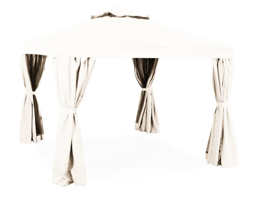 Havemøbelland Luxus Pavillon 3x3 meter - Hvid
