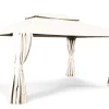 Havemøbelland Luxus Pavillon 3x4 meter - Hvid