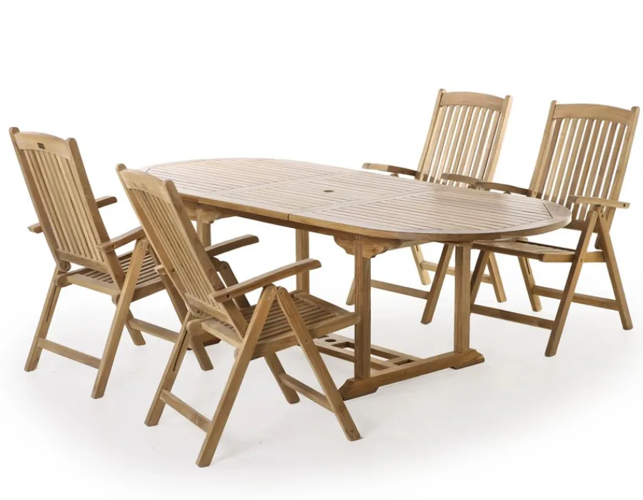 Havemøbelland Madrid Luksus teak Havemøbelsæt