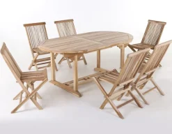 Havemøbelland Malaga Køln Teak Havemøbelsæt