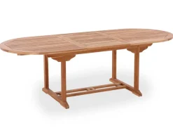 Havemøbelland Malaga teak bord - 100x180/240