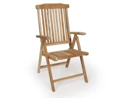 Havemøbelland Malaga teak pos. stol