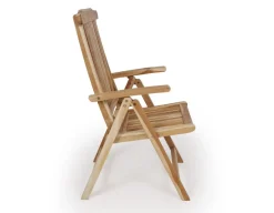 Havemøbelland Malaga teak pos. stol