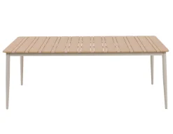Havemøbelland Malmø Havebord - 100x200 cm - Gråhvid