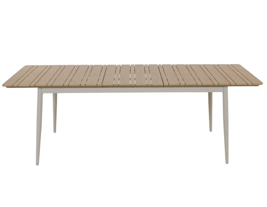 Havemøbelland Malmø Svala Havemøbelsæt - 100x180/235 cm - Gråhvid