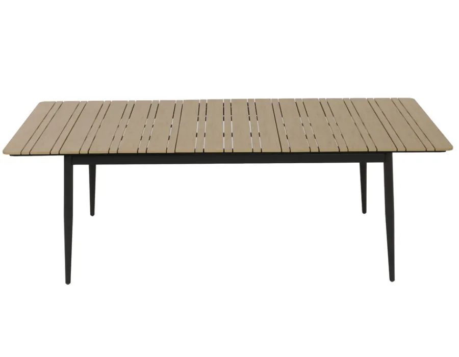 Havemøbelland Malmø Svala Havemøbelsæt - 100x180/235 cm - Mørkegrå
