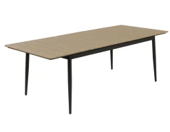 Havemøbelland Malmø Svala Havemøbelsæt - 100x180/235 cm - Mørkegrå