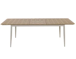 Havemøbelland Malmø Udtræksbord - 100x180/235 cm - Gråhvid