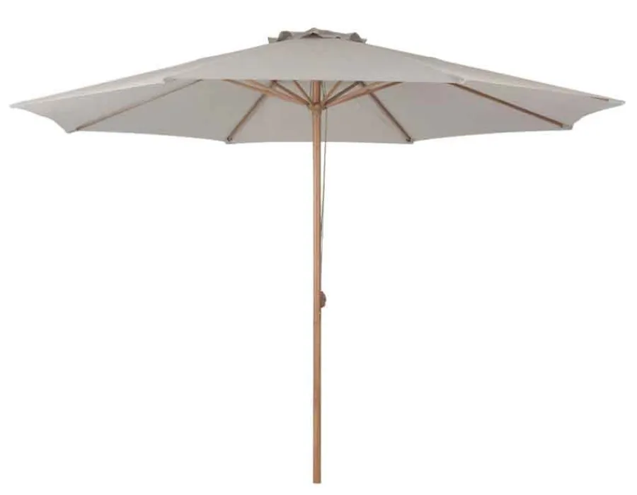 Havemøbelland Markedsparasol - Ø3,5 - m/snoretræk - Beige