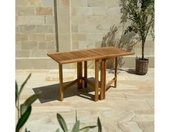 Havemøbelland Marstal teak Butterfly bord 65x130 cm
