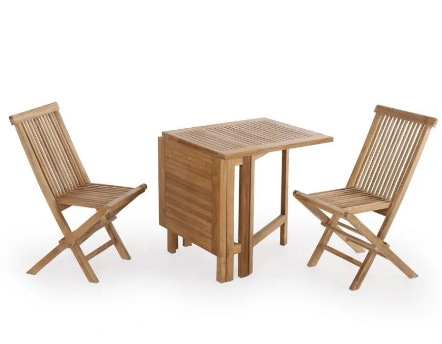 Havemøbelland Marstal Teak Cafesæt m/2 Kiel stole