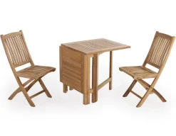 Havemøbelland Marstal Teak Cafesæt m/2 Mia stole u/armlæn