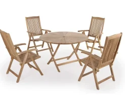Havemøbelland Matahari 120 Devon Teak Havemøbelsæt