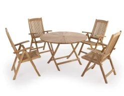 Havemøbelland Matahari 120 Madrid Teak Havemøbelsæt