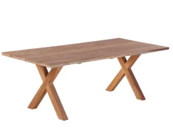 Havemøbelland Maxi Plankebord 100x240 cm - m/bordben i teak - Kryds