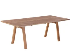 Havemøbelland Maxi Plankebord 90x200 cm - m/bordben i teak - Skrå
