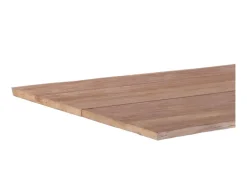 Havemøbelland Maxi Plankebord 90x200 cm - m/bordben i teak - Skrå