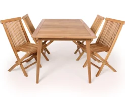 Havemøbelland Murcia Kiel Teak Havemøbelsæt - 90x150 cm