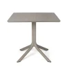 Havemøbelland Nardi Clip Cafebord 80x80 cm - Latte