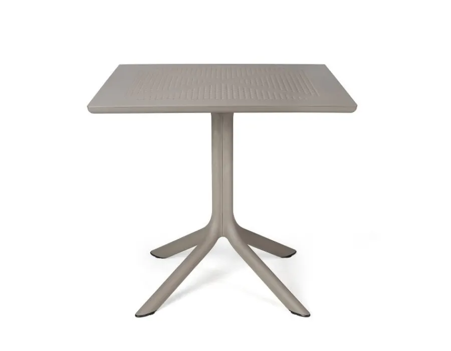 Havemøbelland Nardi Clip Cafebord 80x80 cm - Latte