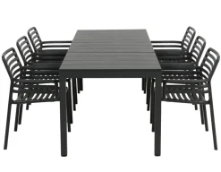 Havemøbelland Nardi Rio Doga Havemøbelsæt 140-210cm - Antracit