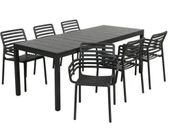 Havemøbelland Nardi Rio Doga Havemøbelsæt 140-210cm - Antracit