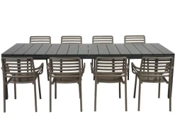 Havemøbelland Nardi Rio Doga Havemøbelsæt 210-280cm - Antracit/Tabacco