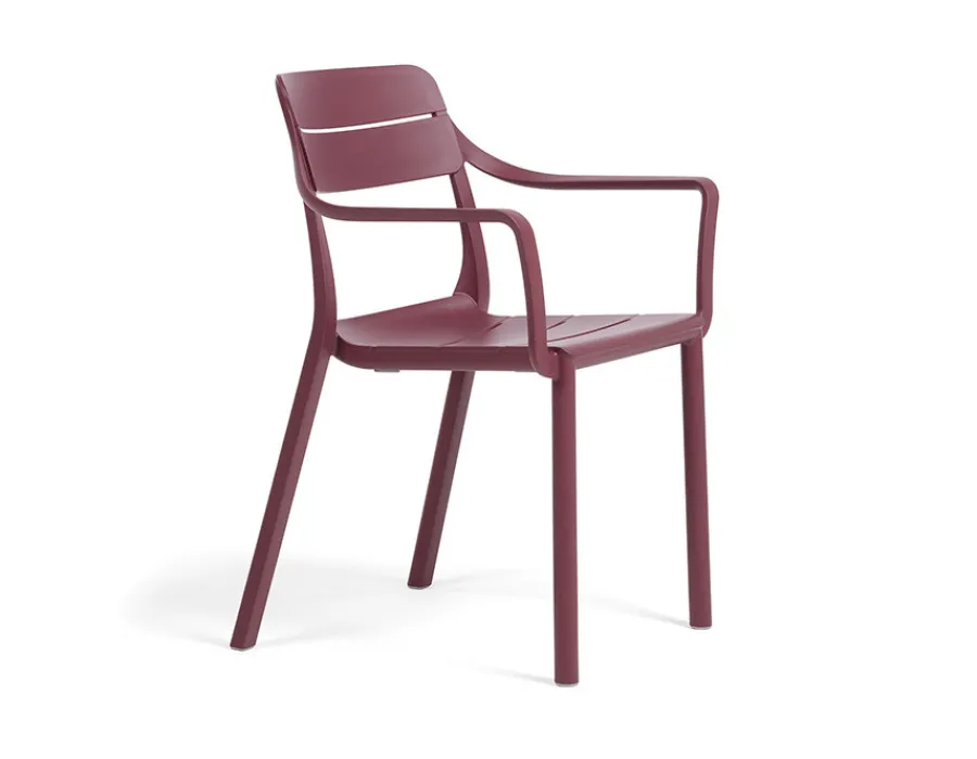 Havemøbelland Nardi Tevere Cassia Havemøbelsæt 147-211cm - Antracit/Borgogna