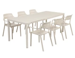 Havemøbelland Nardi Tevere Cassia Havemøbelsæt 147-211cm - Sand