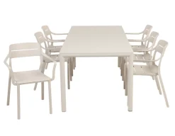 Havemøbelland Nardi Tevere Cassia Havemøbelsæt 147-211cm - Sand
