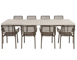 Havemøbelland Nardi Tevere Doga Havemøbelsæt 210-275cm - Sand/Tabacco