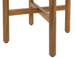 Havemøbelland Olivia Sidebord - Ø37|46H cm - Akacie/terrazzo