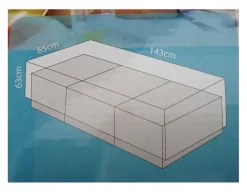Havemøbelland Overtræk (143 x 65) til hyndebox