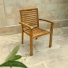 Havemøbelland Pala Teak stabelstol