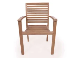 Havemøbelland Pala Teak stabelstol