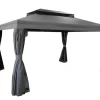 Havemøbelland Pedro Pavillon 3x4 meter - Grå