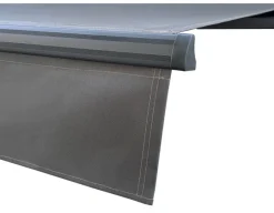Havemøbelland Pil Markise - Semikassette m/Motor - 3,5 x 3 m - Grå/Grå