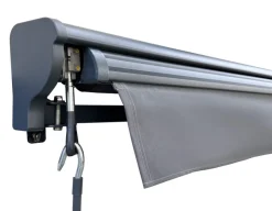 Havemøbelland Pil Markise - Semikassette m/Motor - 3,5 x 3 m - Grå/Grå