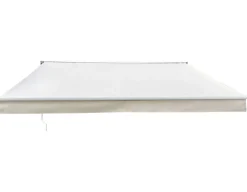 Havemøbelland Pil Markise - Semikassette m/Motor - 3,5 x 3 m - Hvid/Beige