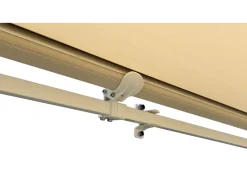 Havemøbelland Pil Markise - Semikassette m/Motor - 4,8 x 3 m - Hvid/Beige