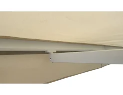 Havemøbelland Pil Markise - Semikassette m/Motor - 4,8 x 3 m - Hvid/Beige