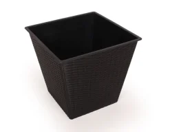 Havemøbelland Plantekrukke - H: 38 cm - Sort