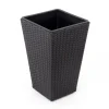 Havemøbelland Plantekrukke - H: 50 cm - Sort