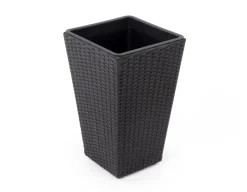 Havemøbelland Plantekrukke - H: 50 cm - Sort