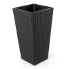 Havemøbelland Plantekrukke - H: 70 cm - Sort